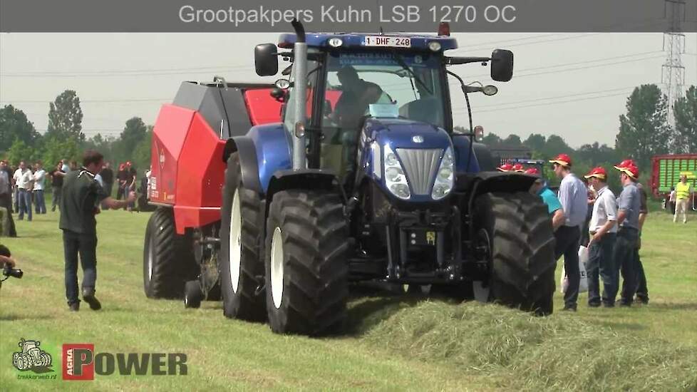 Grootpakpers Kuhn LSB 1270 OC - Graslanddemo 2012