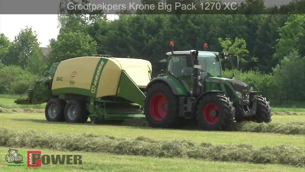 Grootpakpers Krone Big Pack 1270 XC - Graslanddemo 2012