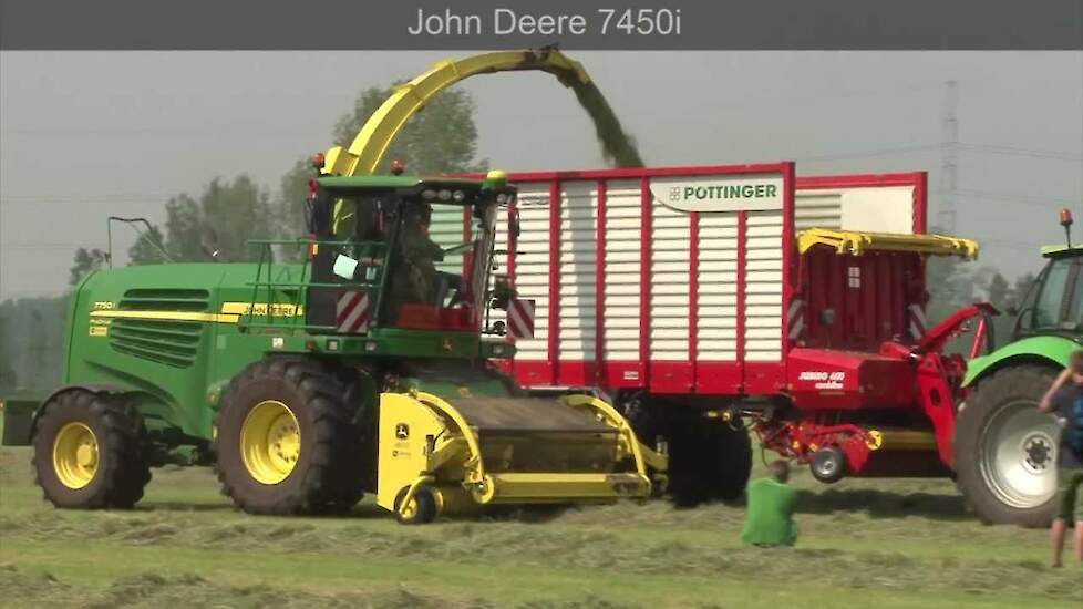 John Deere 7450i - Graslanddemo 2012