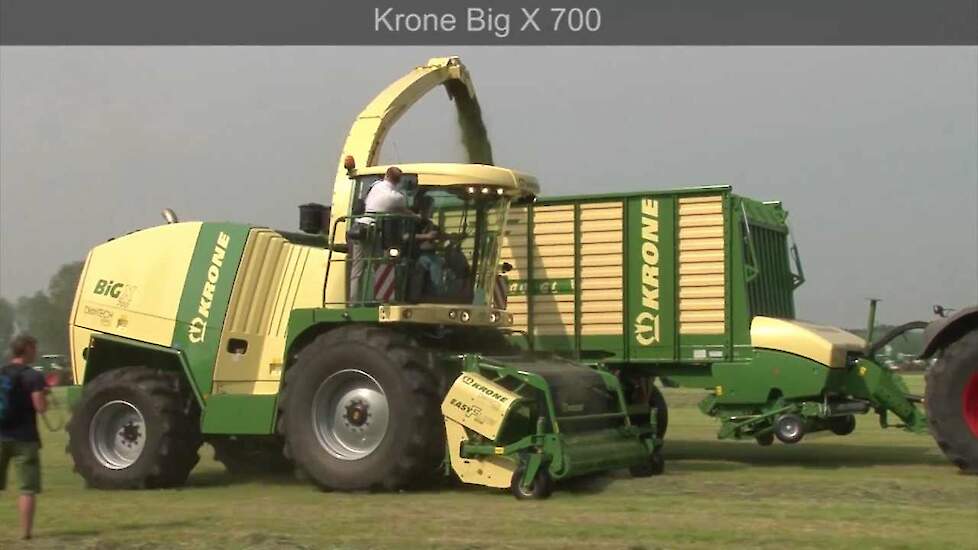 Krone Big X 700 - Graslanddemo 2012