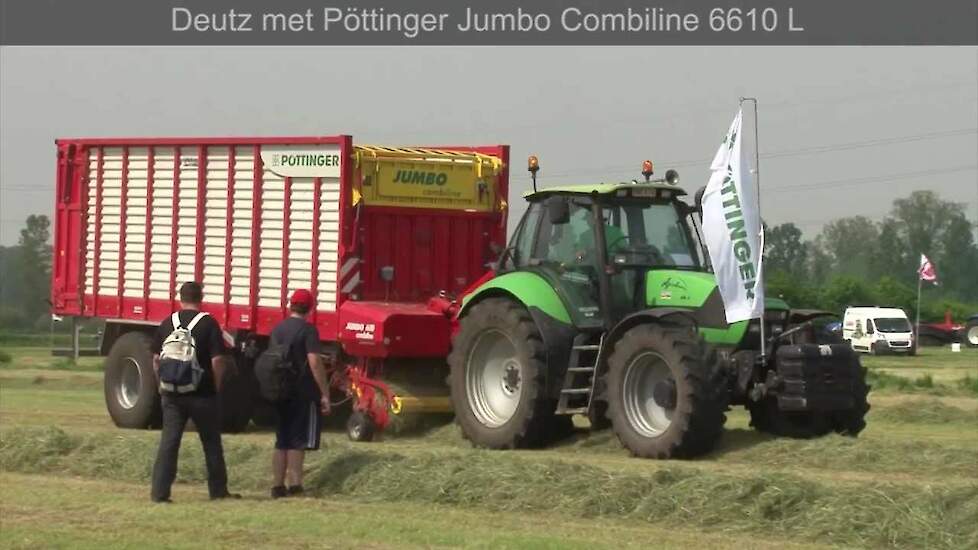 Deutz met Pöttinger Jumbo Combiline 6610 L