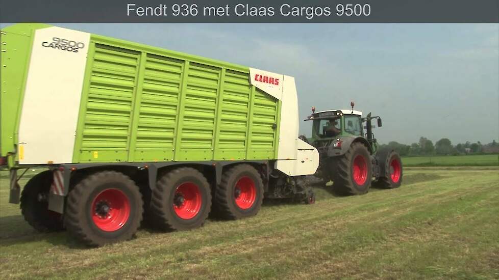 Fendt 936 met Claas Cargos 9500