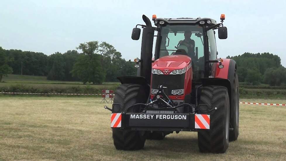 Massey Ferguson 8690 rijden op Super 6 evenement Trekkerweb gopro hero