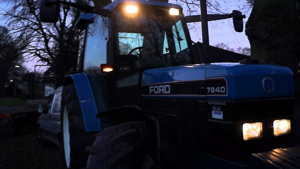 Ford 7840 SLE voor Doornbos Agrarisch Loonwerk