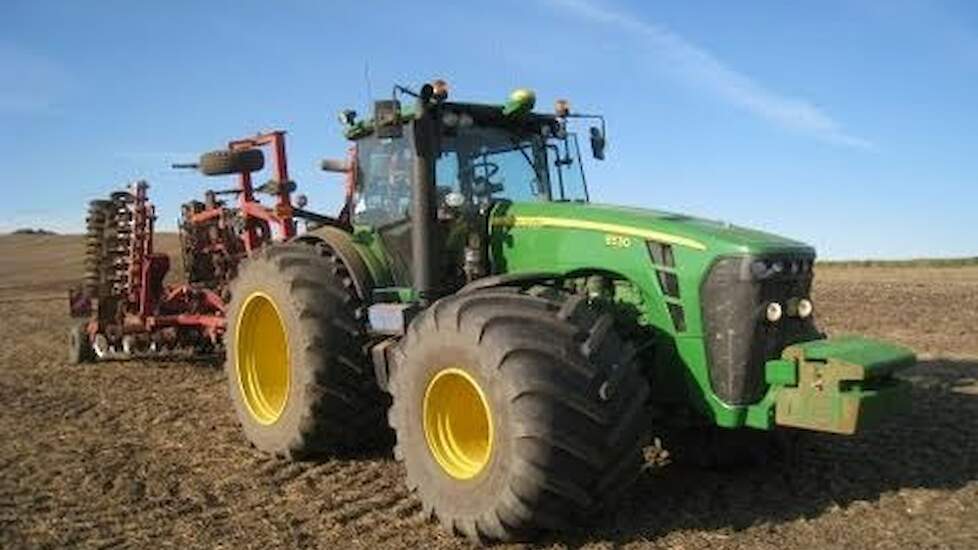 John Deere 8530 met Horsch Trekkerweb