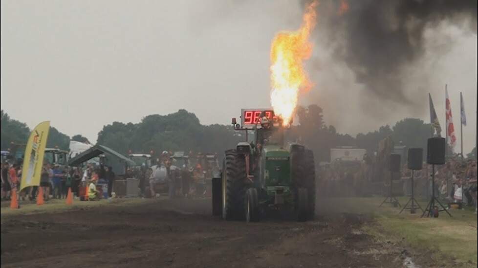 John Deere power bij Trekkerslep Schoonebeek