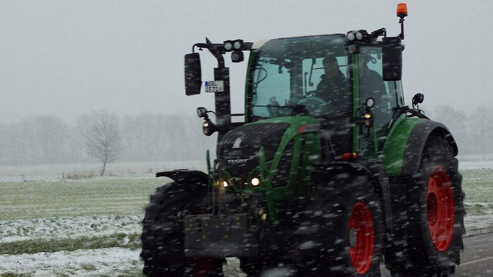 Testdrive New Fendt Vario 512 in the snow - Trekkerweb HD GoPro