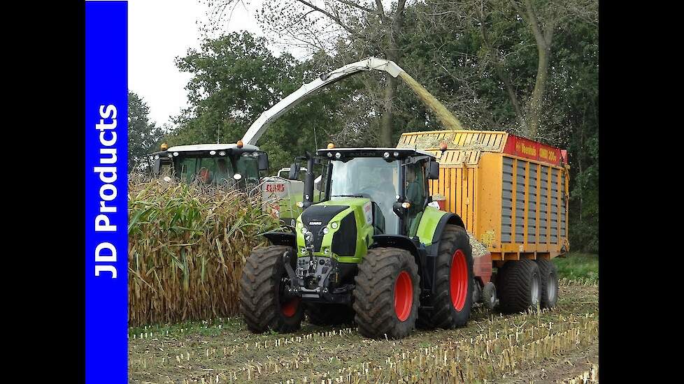 Mais/2014/Claas 960/Demo Claas Axion/Maishakselen/Harvesting maize/Maisernte/Verstegen/Heesch