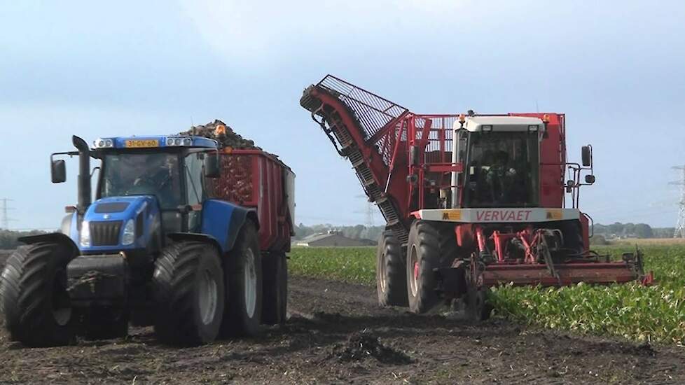 Loonbedrijf Meppelink in de suikerbieten - Trekkerweb.nl
