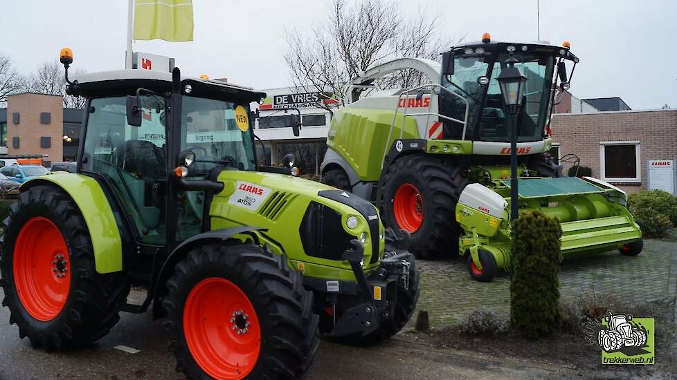 De nieuwe Claas Atos 350 te zien bij showdagen De Vries mechanisatie Trekkerweb