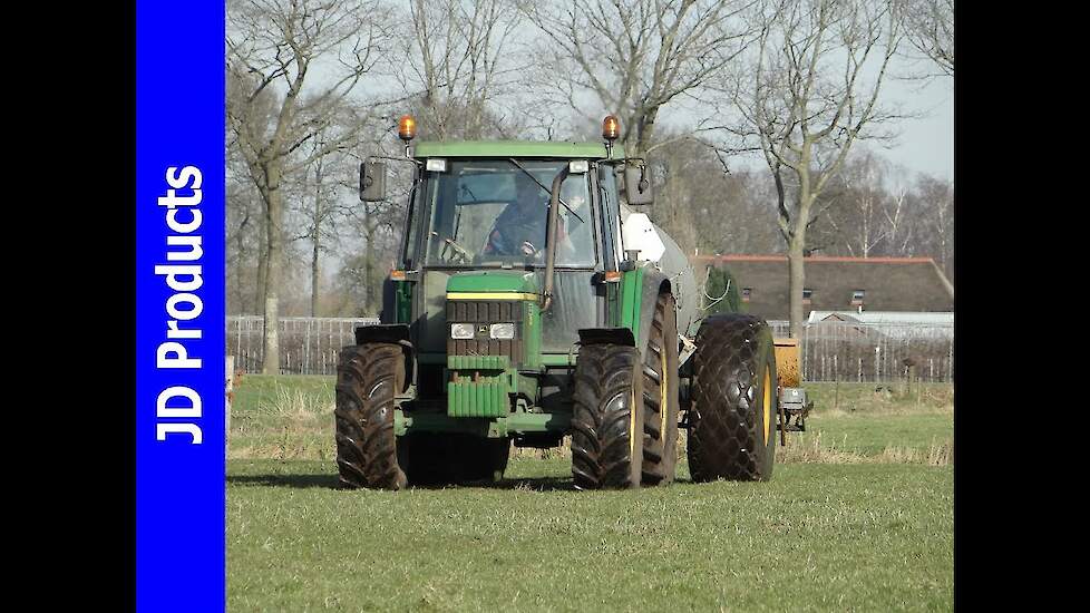 John Deere 6110/Bemesten/Slurry injection/Gülle ausbringen/Zodebemesten/Jako/Tobroco/Agriculture