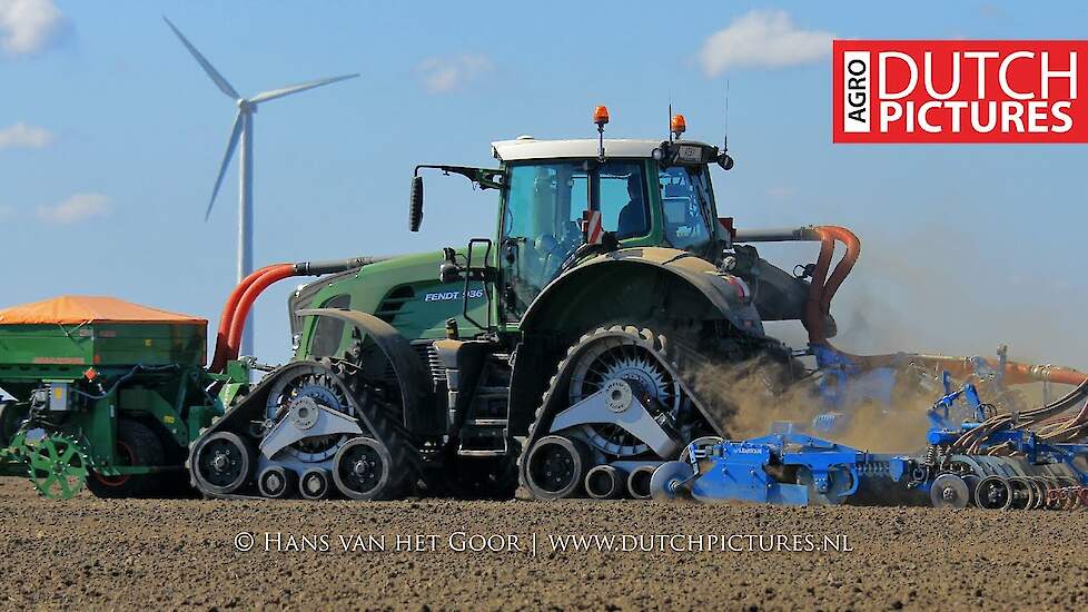 Fendt 936 on tracks with Lemken Solitair 9/600  | Akkerbouwbedrijf AE B.V. | Zeewolde