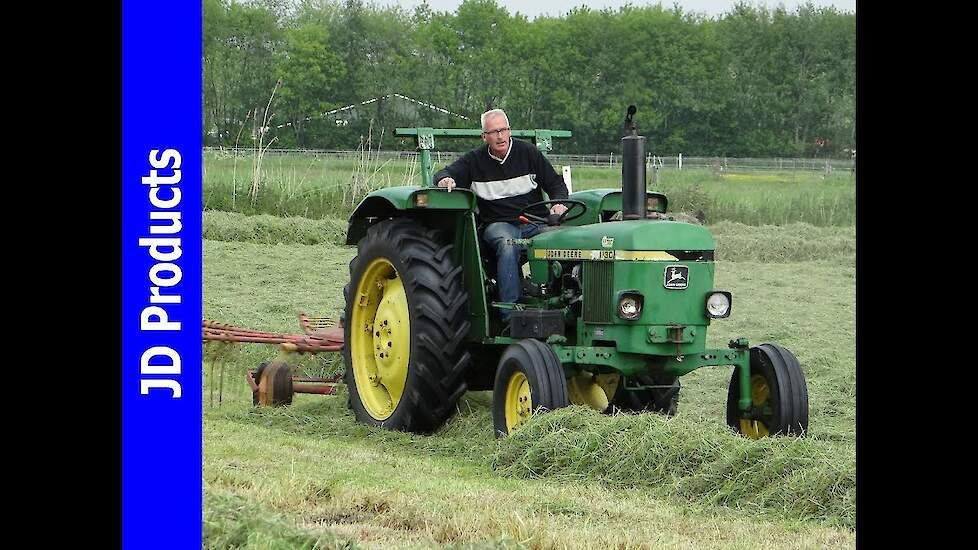 John Deere 1130/Gras harken/Raking grass/Gras schwadern/Hulshorst