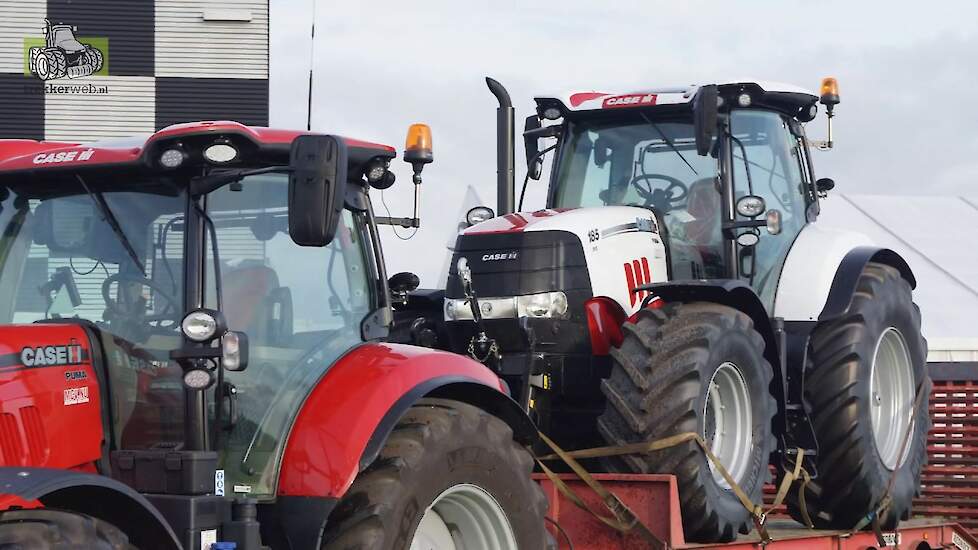 New Case-IH Puma 185 CVX white special edition op landbouw vakbeurs in Assen Trekkerweb