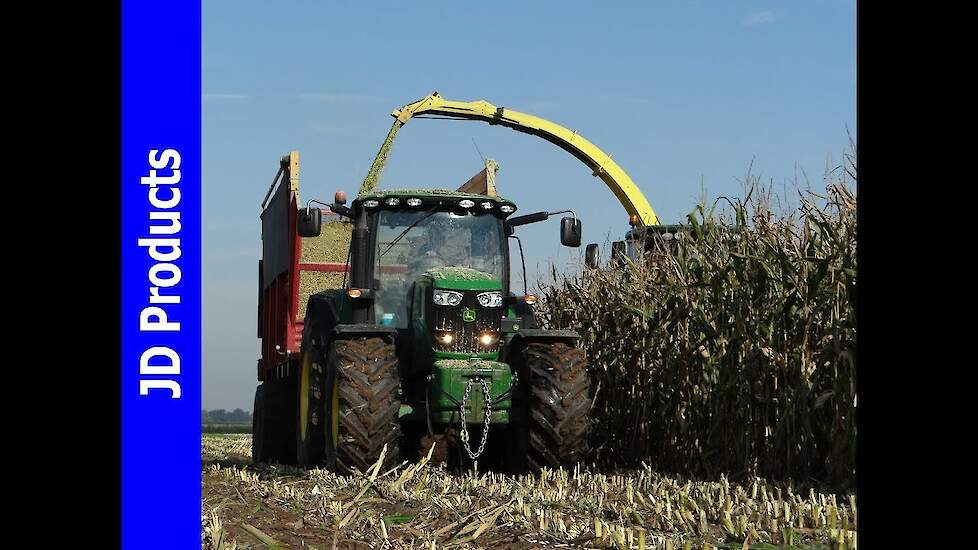 Mais/2015/John Deere 7480i/Fendt 930/Harvesting maize/Maishäckseln/Maishakselen/Jansen/Heeten