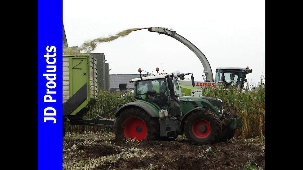 Mais/2015/Claas Jaquar 940/Extreme Mud/Modderen/Harvesting maize/Vastzitten/BMWW/Nijkerkerveen