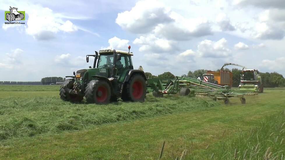 De complete grastrein van loonbedrijf van Hal Trekkerweb