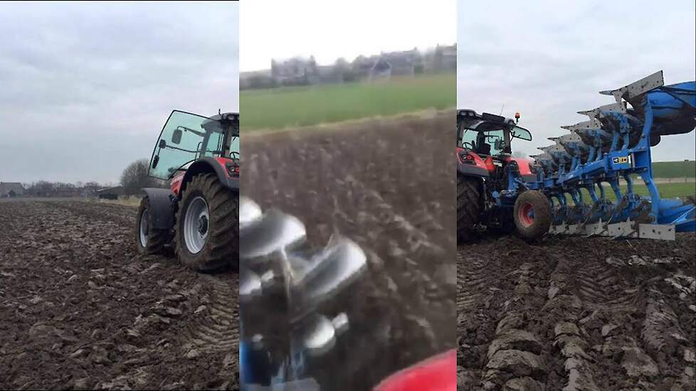 Massey Ferguson 8690 en Lemken Juwel 8 6 schaar Trekkerweb