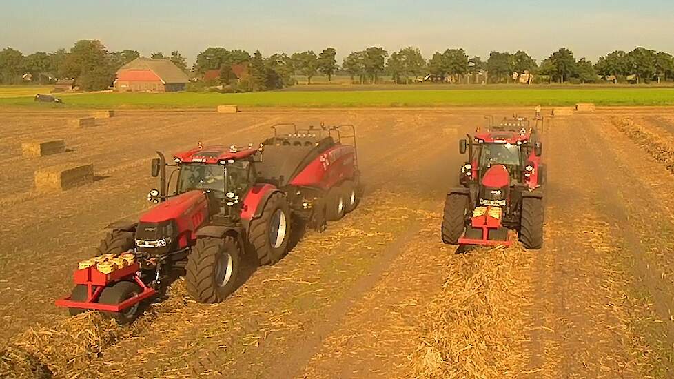 New Case-IH Puma CVX 185 tier4 B baling Hennep ,loonbedrijf Simon Berends Trekkerweb