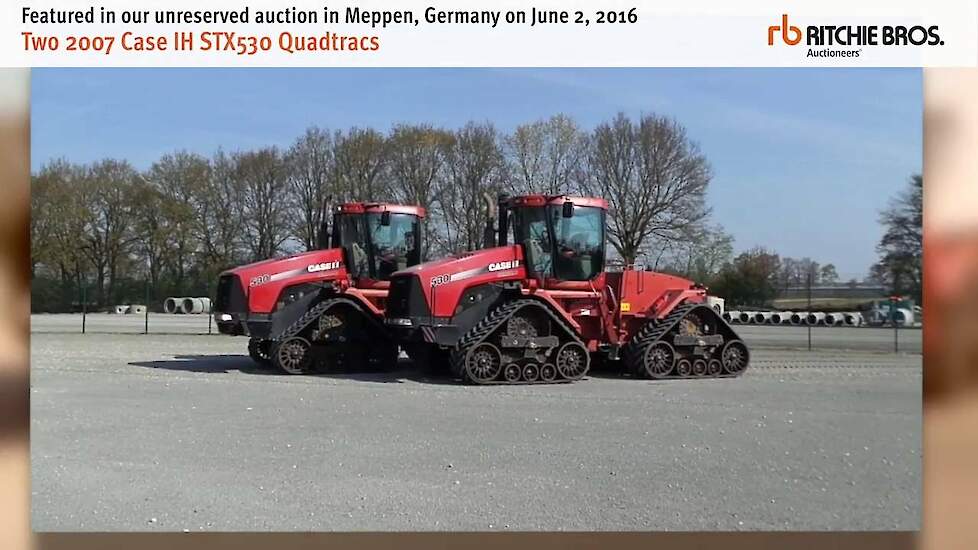 Ruim 1,000 machines in Ritchie Bros.’ zomerveiling in Meppen Trekkerweb