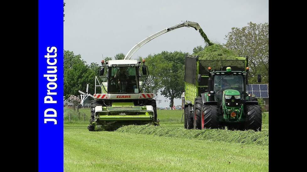 Claas Jaquar 870/Gras hakselen/Grass silage/Gras häckseln/van Spijkeren/Doornspijk/2016
