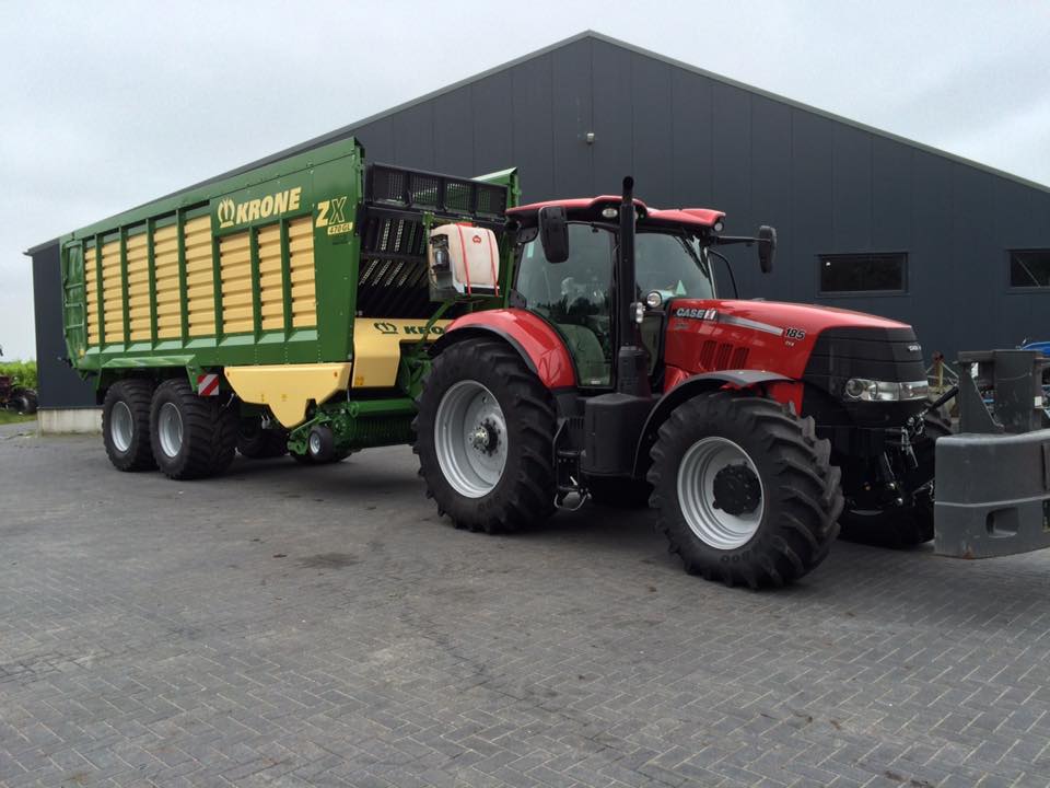 Krone › Case-IH Puma CVX 185 met Krone ZX 470 GL