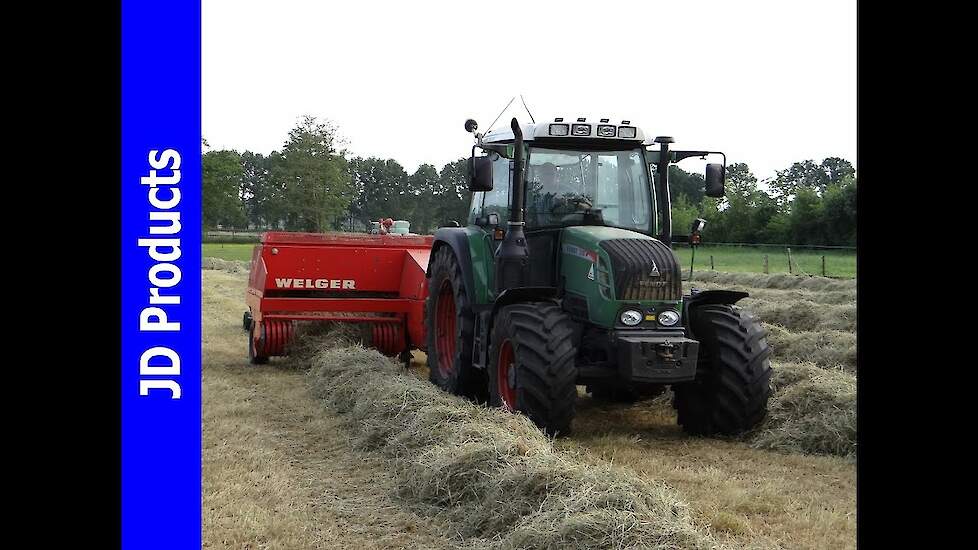 Fendt 310+312/Baaltjes persen/Pressing Bales/Ballen pressen/Bloemendal/Elspeet/2016