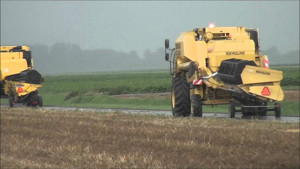 Eerste beelden  New Holland combine challenge VIP-dag Trekkerweb