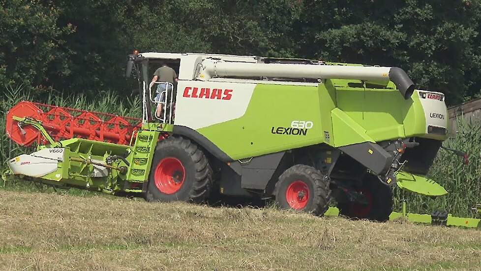Claas Lexion 630 door melkveebedrijf Klaassen uit Bocholt in Duitsland Trekkerweb