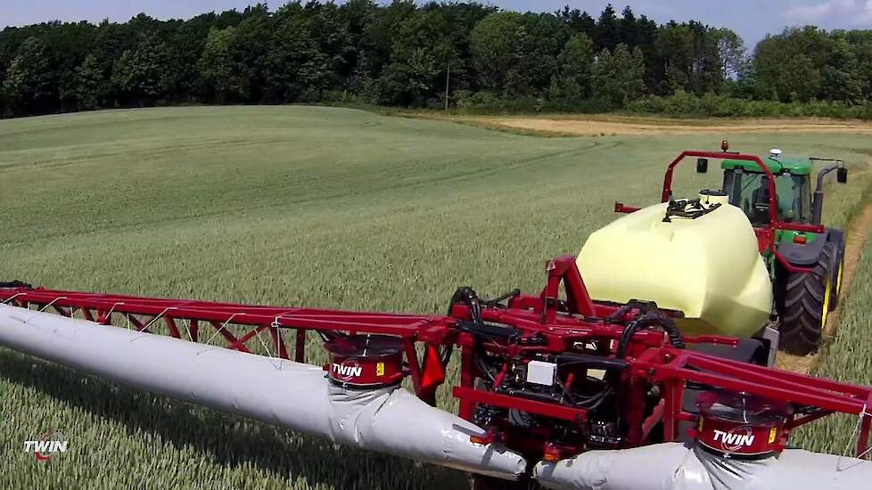 HARDI TWIN Luchtondersteuning