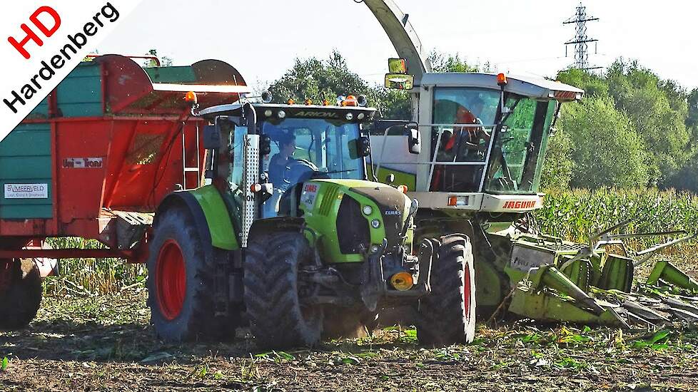 Mais hakselen 2016 | Claas Arion 650 + Jaguar 840 | B. van Meerveld | Fortra | Voorthuizen | NL.