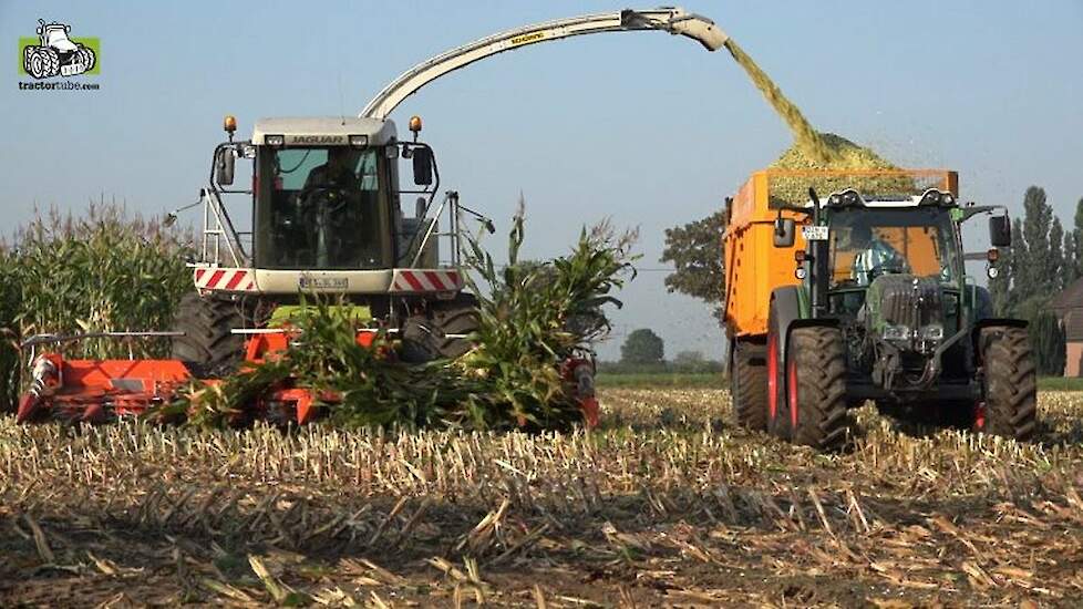 Maïstrein 2016 komt ook weer op gang Trekkerweb chopping silage corn