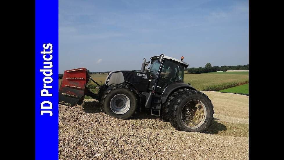 Mais/2016/Claas/Xerion/Axion Black Edition/BGA/Bio Energie/Pit work/Kuil/Kortenberken/Wietmarschen