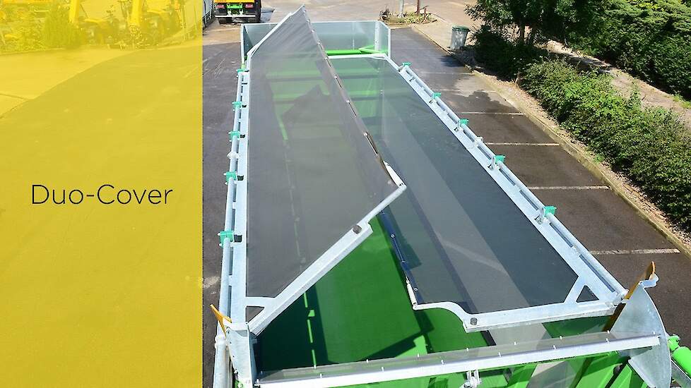 New covering system for JOSKIN silage trailer: Duo-Cover system