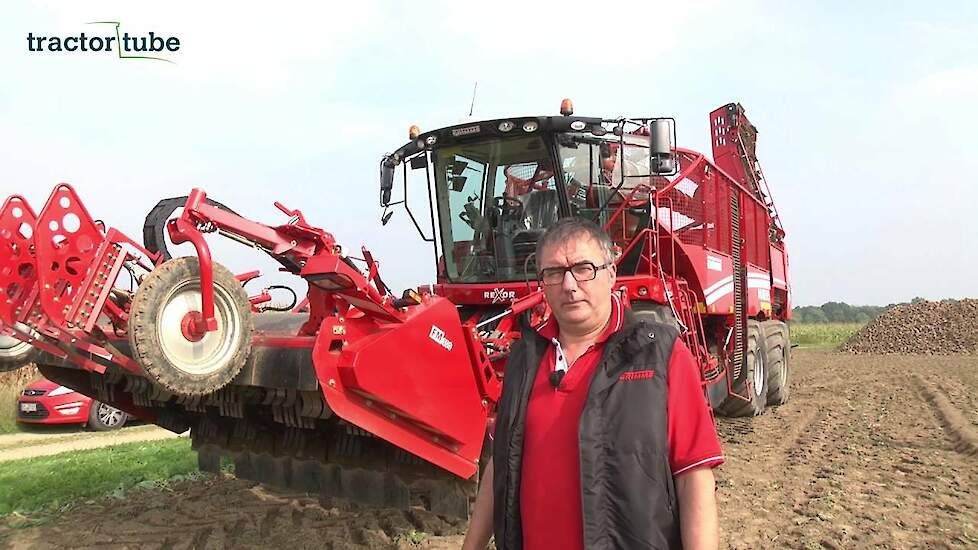 Grimme Rexor 630 3 asser Hubers Overloon sugar beet harvest Zuckerrübenroder Trekkerweb
