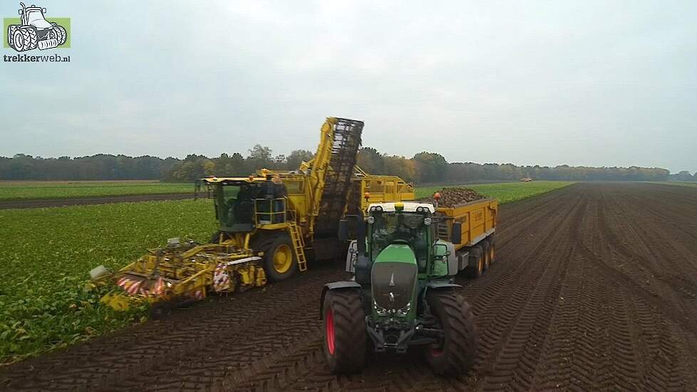 Suikerbieten rooidemonstratie Ropa Panther en de Ropa Euro Tiger in Brunstingerveld Trekkerweb