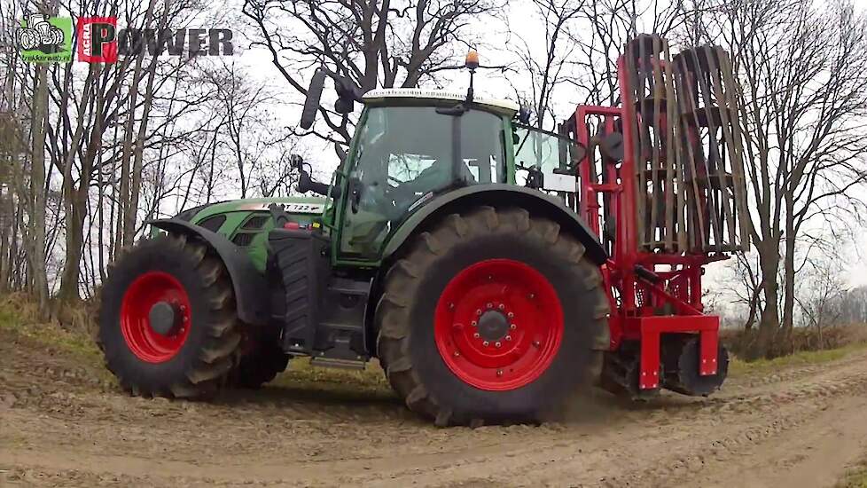 Fendt 722 met Evers Maisstoppelkneuzer Trekkerweb