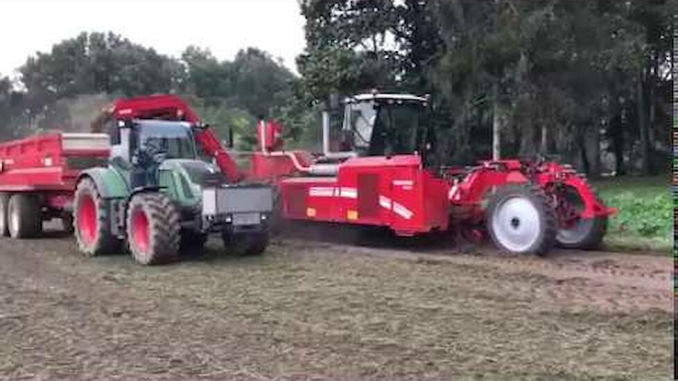Fendt Grimme aardappelrooein