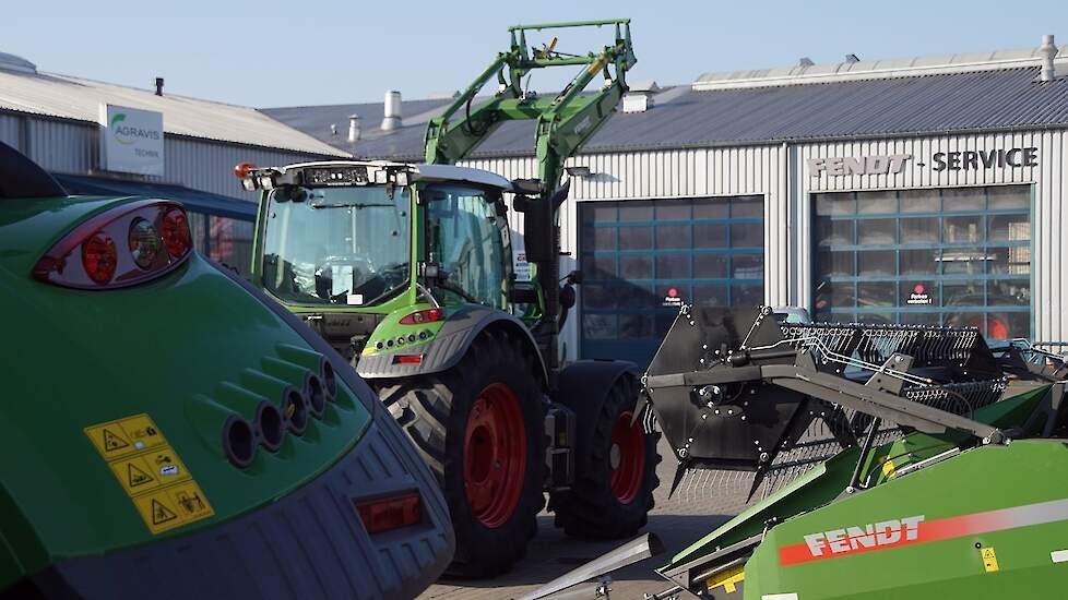 XXXLandtechnikTage‬ bij Agravis Technik in Meppen  voorbereidingen mechashow Trekkerweb