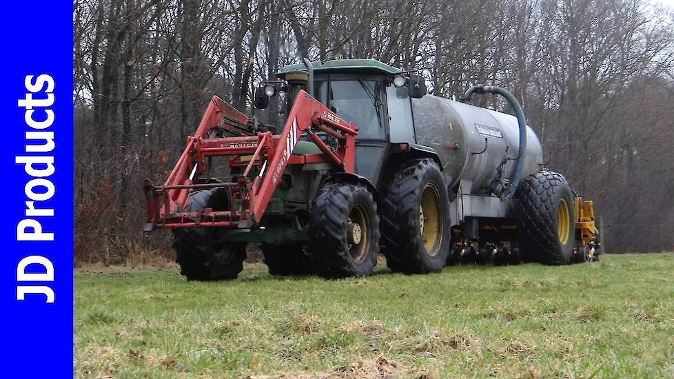 2017/John Deere 2850/Mest injecteren/Injection slurry/Jansen/Elspeet/Gülleeinarbeitung/NL