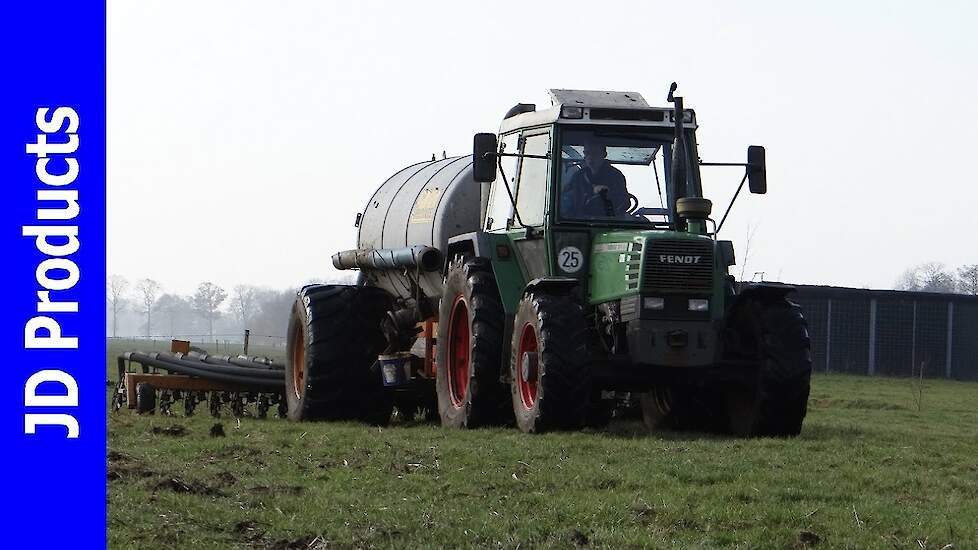 2017/Fendt 308LSA/Veenhuis/Mest injecteren/Injection slurry/Gülleeinarbeitung/Doornspijk/NL