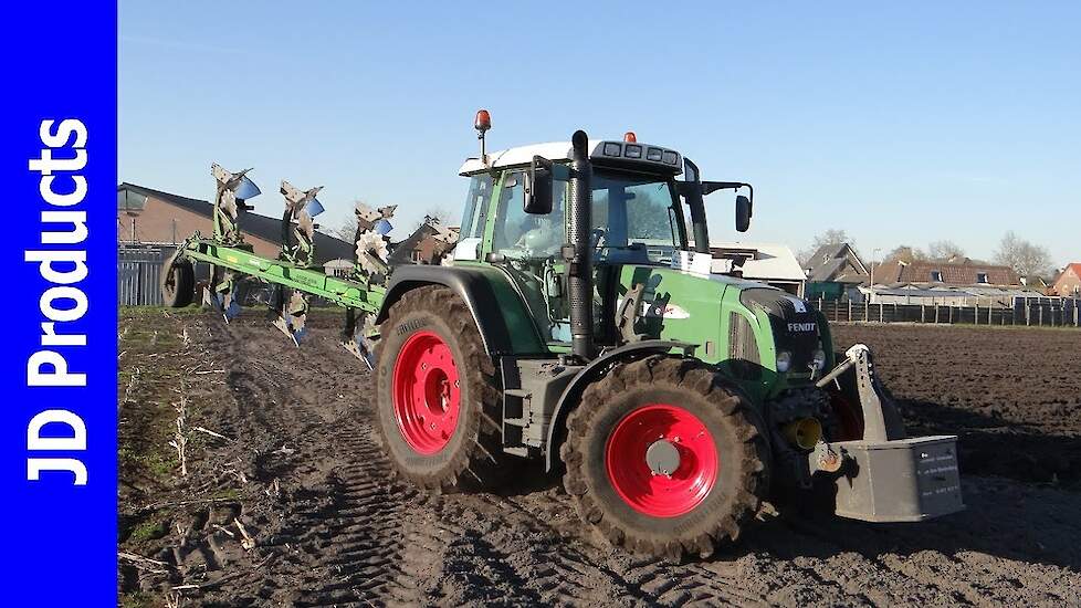 Fendt 415/Rumptstad/Ploegen/Ploughing/Pflügen/P v/d Hardenberg/Elspeet/2017