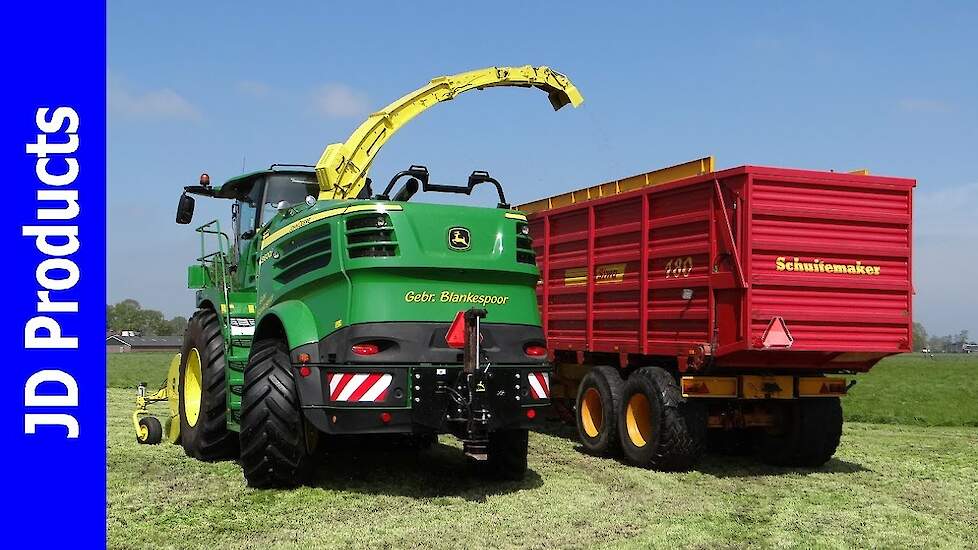 2017/NEW John Deere 8600i/Gras hakselen/Grass silage/Gras häckseln/Blankespoor/Harskamp