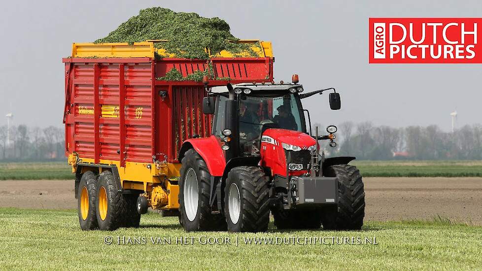 Silage 2017 | FX 50 forager | Massey Ferguson 7616 | Fendt 718 | Johan Frens | Gras hakselen