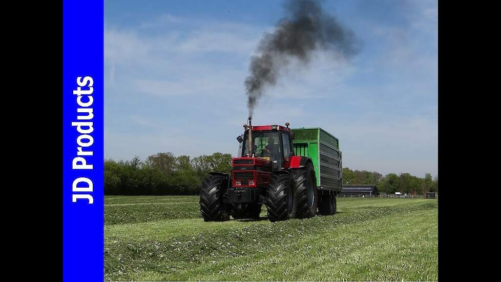 Case International 1455Xl/Gras inkuilen/Grass silage/Gras einfahren/Busweiler/Nunspeet