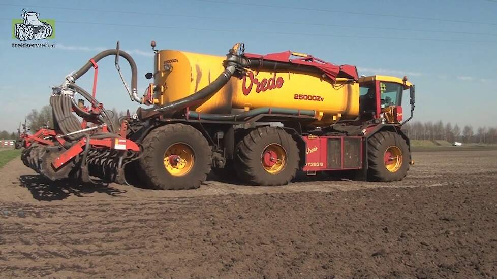 Bouwland injecteren met Vredo VT 3936 25000Zv Trekkerweb