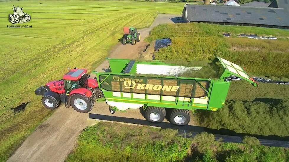 Inkuilen met de Krone ZX opraapwagen van Koonstra uit Balkbrug Trekkerweb