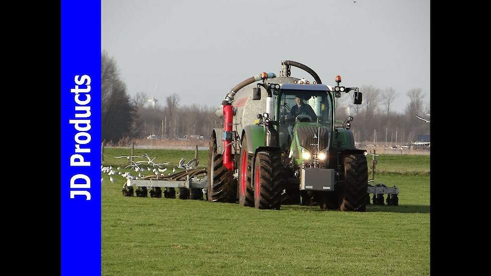 Fendt 722/Slootsmid/Mest injecteren/Injection slurry/Gülle ausbringen/Frens/Hulshorst/NL