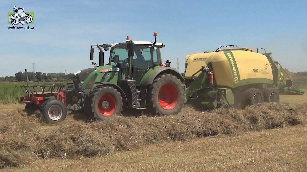 Loonbedrijf van Erp uit Oss met de nieuwe KRONE BiGPack 1290 XC HS Trekkerweb