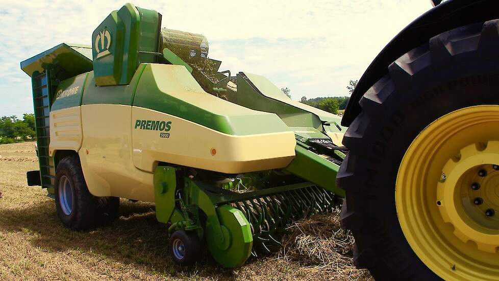 Krone Premos 5000 mobiele pellet oogstmachine stro Trekkerweb Pellet-Vollernter